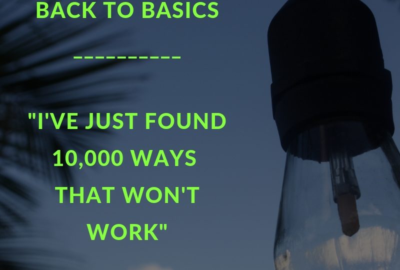 I've just found 10,000 ways that won't work
